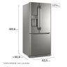 Geladeira/Refrigerador Multidoor Inverter Frost Free 538L Electrolux DM85X Inox 127V - 15