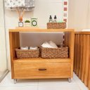 Ver imagem 4 de Cesto Organizador Decorativo Ecoeama Palha Seagrass Grande