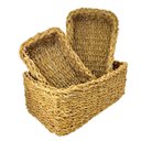 Ver imagem 3 de Cesto Organizador Decorativo Ecoeama Palha Seagrass Grande