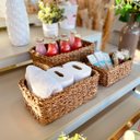 Ver mais imagens de Cesto Organizador Decorativo Ecoeama Palha Seagrass Grande