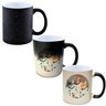 Caneca Mágica Glitter Muda de Cor Y2 Gatos Astronautas Engraçado - 1