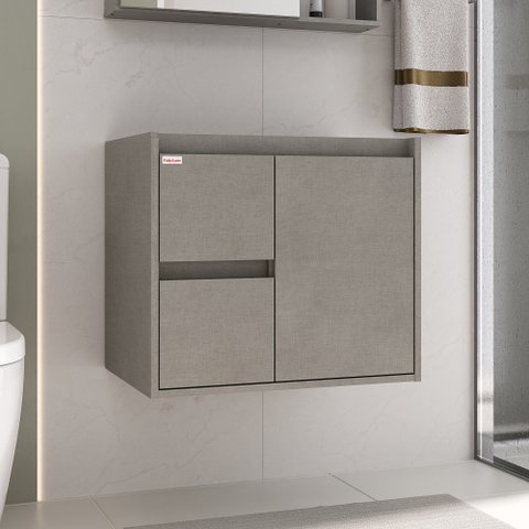 Gabinete para Banheiro Valentina 60cm - Fabribam Gabinetes