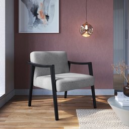 Poltrona Decorativa em Algodão Petra Yescasa - 1