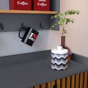 Ver imagem 6 de Kit Casa Completa Aparador Buffet Pés Palito Wood New Armário Suspenso Ganchos Amélia-cinza/
