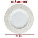 Ver imagem 2 de Jogo Prato Sobremesa Lanche 6 Pessoas 6pçs Capodanno 21cm