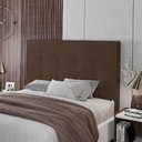Ver imagem 7 de Cabeceira Cama Box Casal King Size Luana 193cm Veludo Marrom - Abmaza