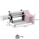 Ver imagem 3 de Cilindro Laminador Elétrico Malta 28 Cm com Cortador de Talharim Rosa 127v 3117004