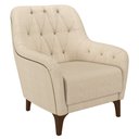 Ver imagem 7 de Kit 2 Poltronas Decorativas para Sala com Capitonê Pietà M22 Linho Champanhe - Mpozenato