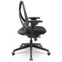 Ver imagem 6 de Cadeira de Escritório Giratória Presidente Unix P03 Tela Cinza Crepe Preto - Lyam Decor