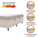 Ver imagem 2 de Cama Box Baú Colchão Solteiro Espuma D33 New Millenium 88x60cm Branco/bege Hellen Bege