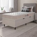 Ver imagem 6 de Cama Box Baú Colchão Solteiro Espuma D33 New Millenium 88x60cm Branco/bege Hellen Bege