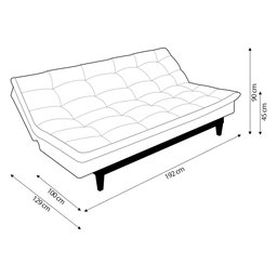 Sofá Cama Reclinável 2 Lugares Change Veludo Verde - Gran Belo - 2
