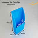 Ver imagem 2 de Suporte Porta Controle Remoto Ar TV Azul com Dupla Face