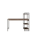 Ver imagem 6 de Escrivaninha Mesa Escritório com Estante 3 Prateleiras Estilo Industrial 135cm Active Yescasa