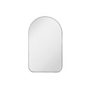 Ver imagem 2 de Espelho Pinterest Orgânico Decorativo Grande 64x44cm Borda em Couro 3cm - Mod. Capela Caramelo