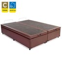 Ver imagem 2 de Cama Box Baú Casal Bipartido Marrom