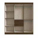 Ver imagem 2 de Guarda Roupa Casal 6 Portas 2 Gavetas Xangai Móveis Doripel
