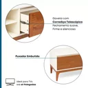 Ver imagem 7 de Rack Retrô para TV até 60 Polegadas 100% MDF 180cm com Pés em Madeira Maciça Bali Yescasa Bege