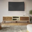 Ver imagem 2 de Rack para TV até 60 Polegadas 2 Gavetas 180cm Retrô Bali Yescasa