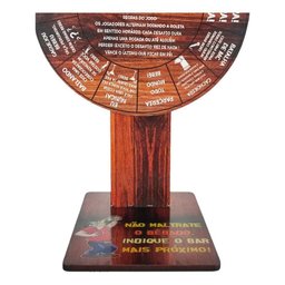 Jogo Gira Roda Roleta Shots Drinks Taberna Gamble Decor - 3
