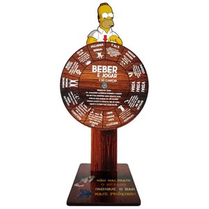 Jogo Gira Roda Roleta Shots Drinks Taberna Gamble Decor