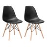 Conjunto 2 Cadeiras Charles Eames Eiffel Cozinha Confortavél Nico Decore Cadeira para diversos ambie - 1