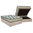 Ver imagem 1 de Cama Box Baú Casal: Colchão Anatômico Paropas D33 Pasquale Wave Clean + Base Crc Suede Clean (