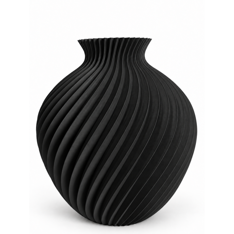 Vaso Decoração Moderno Grande:Preto