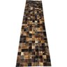 Tapete De Couro Passadeira Marrom exótico 0,60x2,50 s/borda - 1