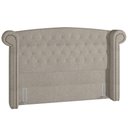Ver imagem 1 de Cabeceira Cama Box Casal 195cm Sofia Bouclê Creme