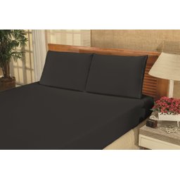 Roupa de Cama de Solteiro 2 Peças Lençol e Fronha Bianca Microfibra Liso:Vermelha - 7