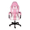 Cadeira de Escritório Gamer Hawker Pu - Rosa Abra - 2
