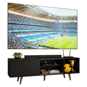 Ver imagem 2 de Rack para TV até 80 Polegadas 160cm com Pés Preto/Rustic Torino Madesa