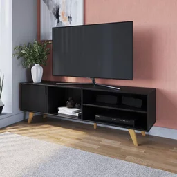 Rack para TV até 60 Polegadas 1 Porta 160cm Retrô Soul Yescasa - 9
