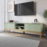 Rack para TV até 60 Polegadas 180cm 2 Portas Retrô Bento Yescasa - 8