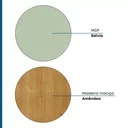 Ver imagem 6 de Rack Retrô para TV até 75 Polegadas 2 Portas MDF com Pés de Madeira Maciça 180cm Bento Yescasa Verde