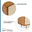 Ver imagem 4 de Rack para TV até 50 Polegadas 136cm 3 Gavetas Madeira Maciça Buriti Yescasa