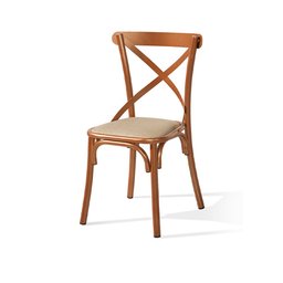Conjunto Mesa Madeira Maciça Alice 1,60m com 6 Cadeiras Aço Karina Cobre - 3