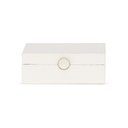 Ver imagem 1 de Caixa Decorativa Branco e Dourado 22,5x17x8,5cm
