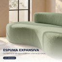 Ver imagem 4 de Sofá 3 Lugares na Caixa 180 cm Orgânico Arco Bouclê B05 - D'Rossi