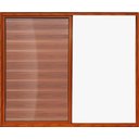 Ver imagem 2 de Janela de Alumínio Veneziana Madeiro 03 Folhas - 100x100