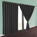 Ver imagem 1 de Cortina Blackout Blecaute Quarto 7,00 X 2,80 Brenda Preto