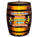 Ver imagem 1 de Porta Chaves Barril Chaveiro Decorativo em Madeira - Papo de Churrasco
