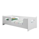 Ver imagem 5 de Cama Infantil Savana com Colchão Incluso MDF-MDP Branco 74cm 153cm Casah