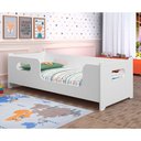 Ver imagem 1 de Cama Infantil Savana com Colchão Incluso MDF-MDP Branco 74cm 153cm Casah