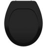 Assento Sanitário Polipropileno Oval Premium Universal Preto - 2