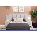 Ver imagem 6 de Cabeceira Cama Box Madeirado Casal/Quenn Genova c/ 2 Mesas e 4 Gavetas Off White - Panan