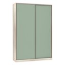 Ver imagem 1 de Guarda-roupa Solteiro Luciane 2 Portas de Correr 3 Gavetas Prime Plus 160 Cm