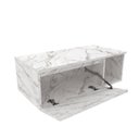 Ver imagem 4 de Gabinete Suspenso para Banheiro 80cm 1 Porta Basculante 1 Nicho