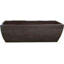 Ver imagem 1 de Vaso Planta 100x30 Jardineira Floreira Polietileno - MARROM MADEIRA 015
